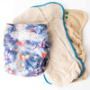 Ultimate Wipeable Cloth Nappy (Core) | Fire & Ice