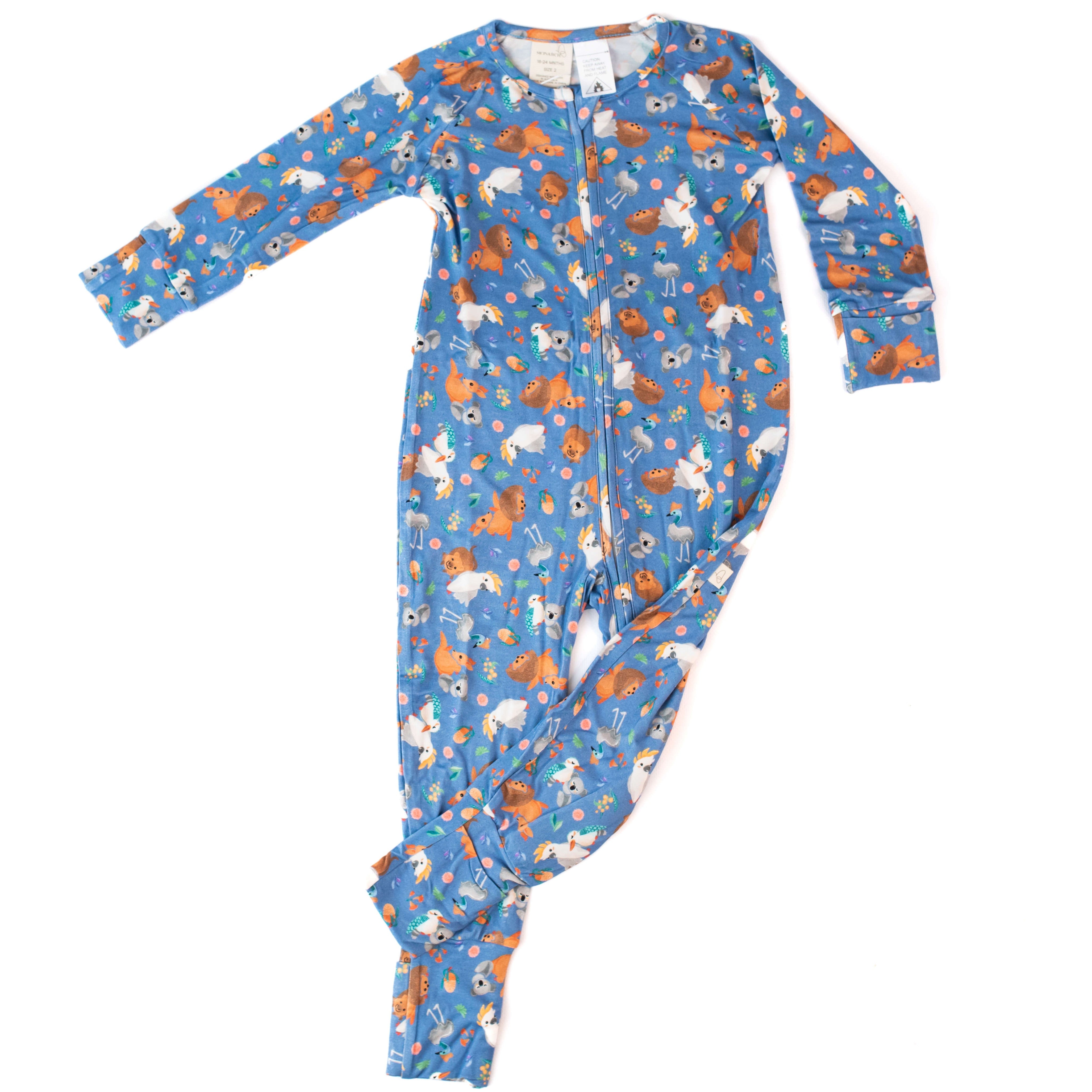 Bamboo Romper (Bootysuit) V3.0 | True Blue (Long)