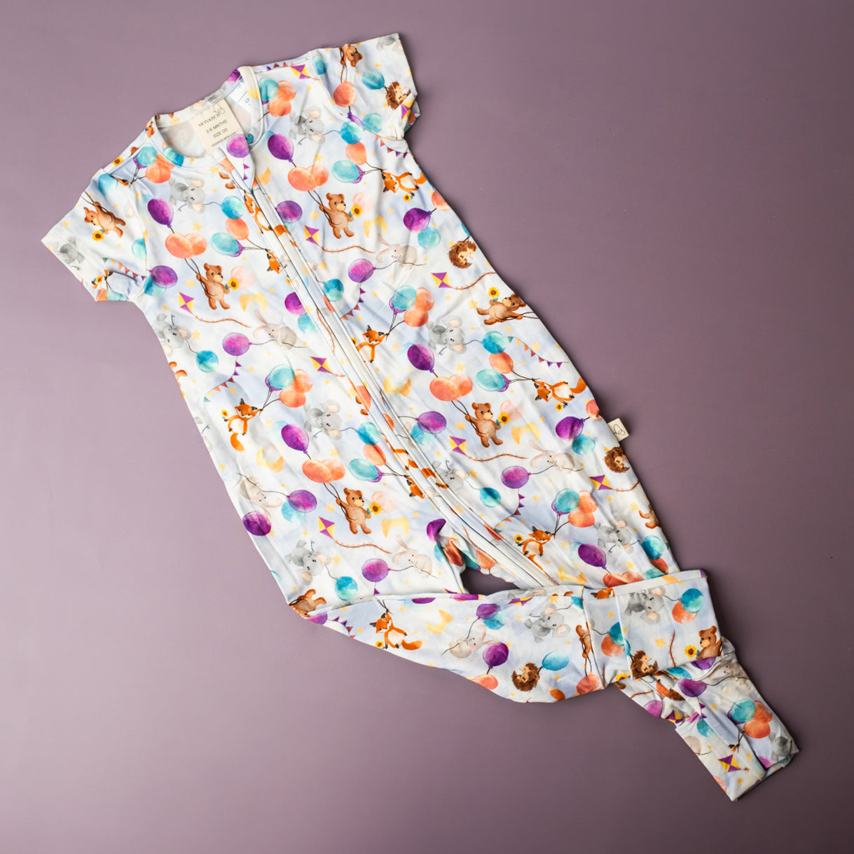 Bamboo Romper (Bootysuit) V3.0 | Up (Short Sleeve)