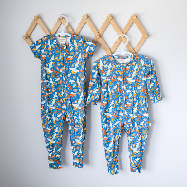 Bamboo Romper (Bootysuit) V3.0 | After the Storm (Short Sleeve)