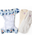 Classic Reusable Cloth Nappy 1.0 | Alcmena Flora - Monarch