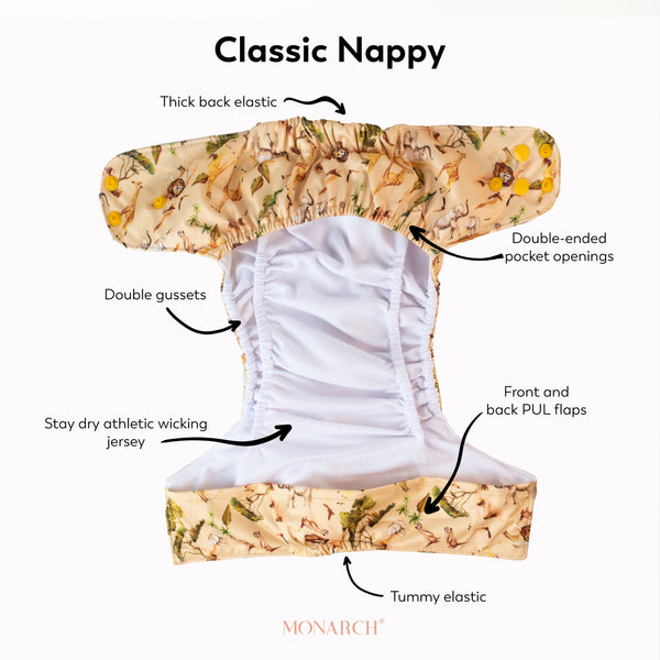Classic Reusable Nappies | 12x Bundle