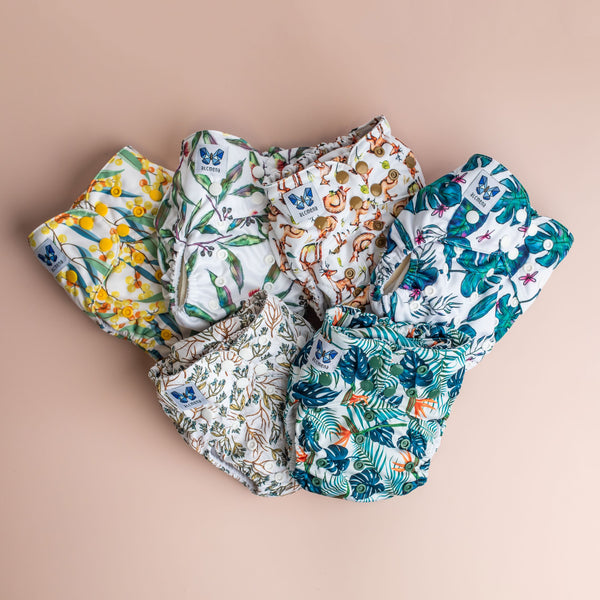 Classic Reusable Nappies | 6x Bundle