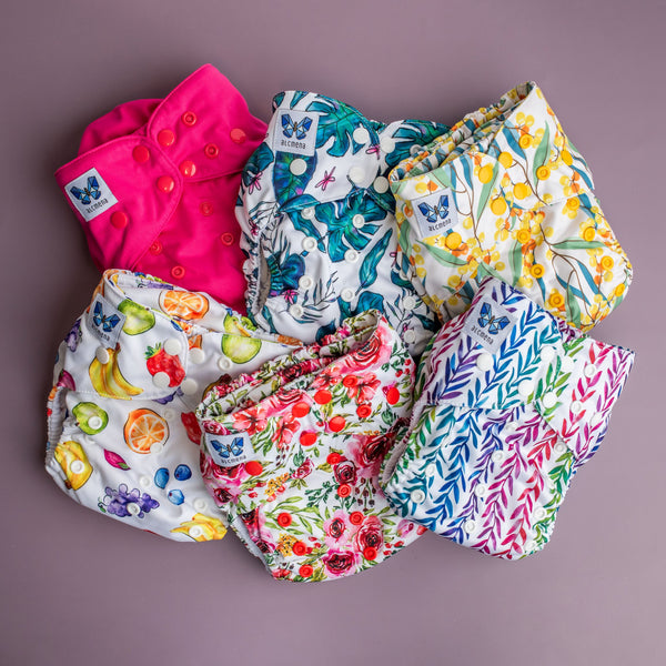 Classic Reusable Nappies | 6x Bundle