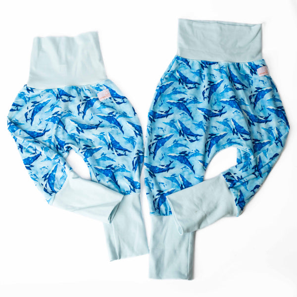 Grow-With-Me Cozy Pants | Whale Hello