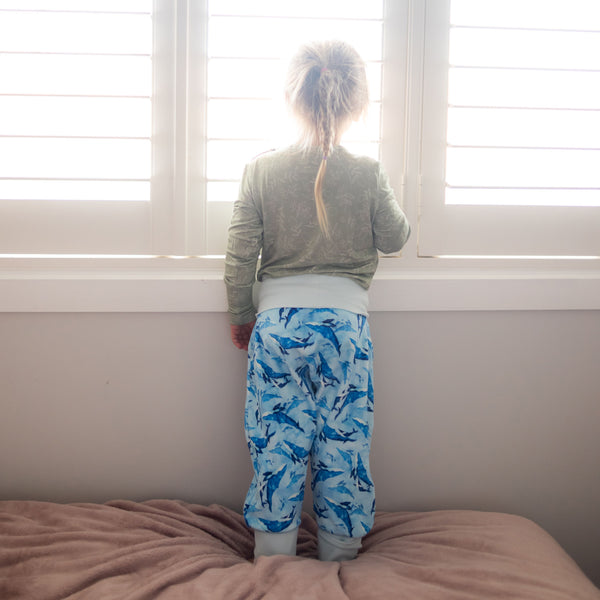 Grow-With-Me Cozy Pants | Whale Hello