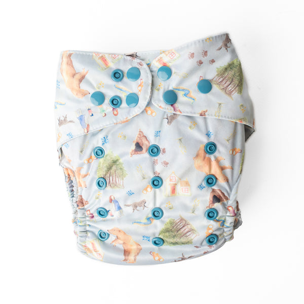 Ultimate Wipeable Cloth Nappy (Core) | Bearfoot Adventure