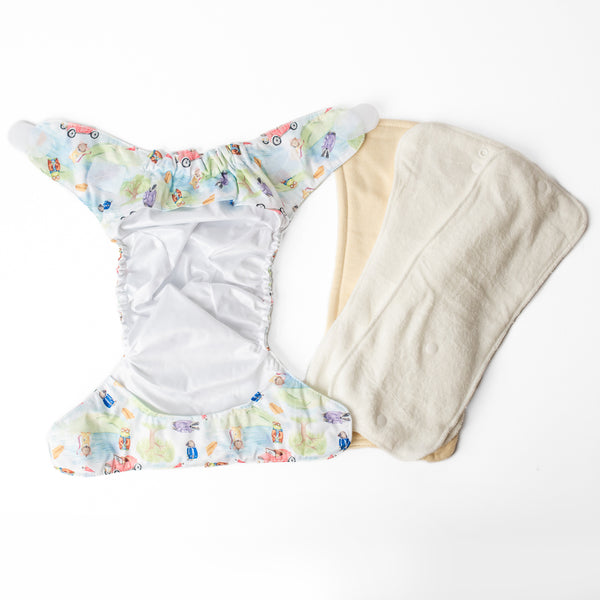Ultimate Wipeable Cloth Nappy (Core) | Toad's Tale