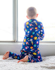 Kids Bamboo Pyjamas - Blast Off (Sz 5-6)