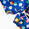 Kids Bamboo Pyjamas - Blast Off (Sz 5-6)