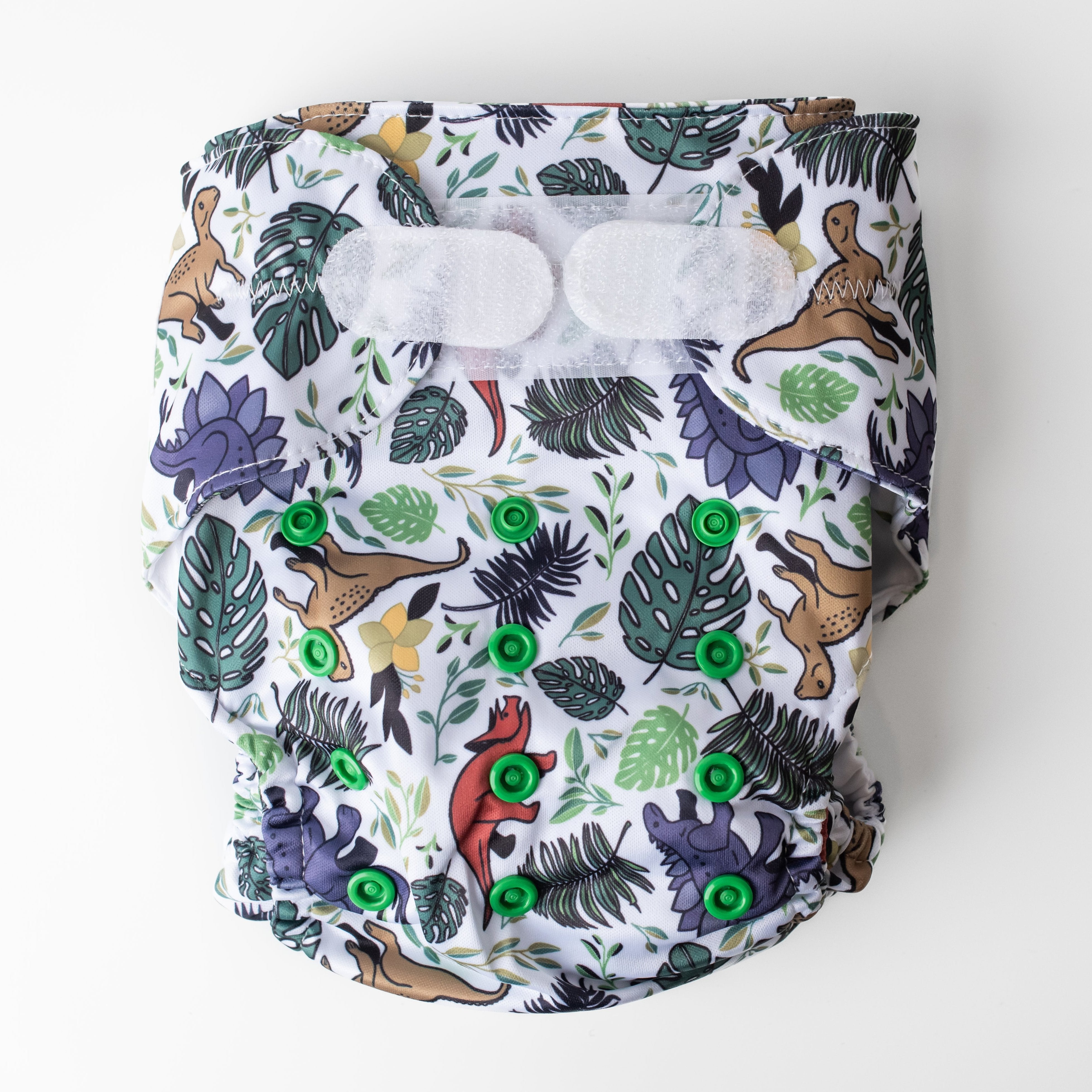 Ultimate Wipeable Cloth Nappy | Prehistoric - Monarch