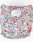 Ultimate Wipeable Cloth Nappy (Deluxe) | Woodland Alphabet