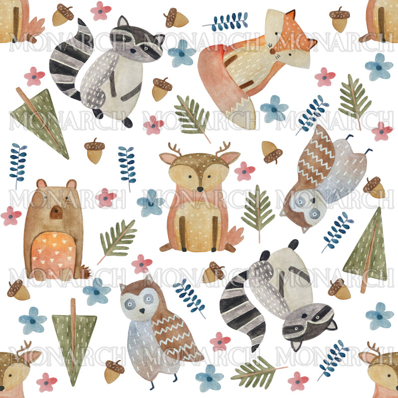 Ultimate Wipeable Cloth Nappy (Core) | Woodland Friends