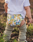 Alcmena | V1.5 Reusable Pocket Nappy | Wattling Along - Monarch