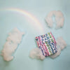 Alcmena | V1.5 Reusable Pocket Nappy | Rainbow Realm - Monarch