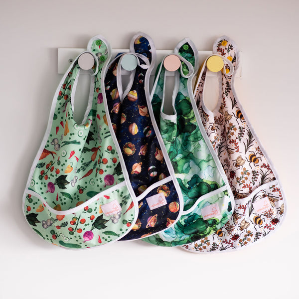 Reversible Bibs | Bundle - Buy 4 + Get 1 Free - Monarch