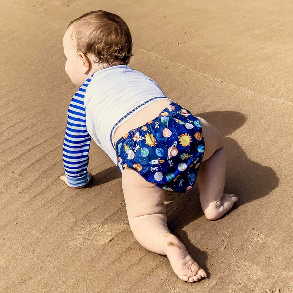 Classic Reusable Cloth Nappy 2.0 | Blast Off - Monarch