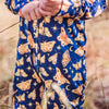 Bamboo Romper (Bootysuit) 2.0 | Nightlight - Long Sleeved - Monarch