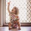 Bamboo Romper (Bootysuit) 1.0 I | Four Seasons - Short Sleeved - Monarch