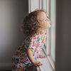 Bamboo Romper (Bootysuit) 1.0 I | Four Seasons - Short Sleeved - Monarch