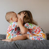 Bamboo Romper (Bootysuit) 1.0 I | Four Seasons - Short Sleeved - Monarch