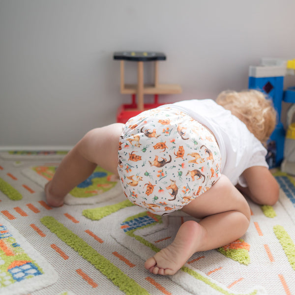 Ultimate Wipeable Cloth Nappy | Bush Buddies (Nap Edition) - Monarch
