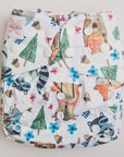 Classic Reusable Cloth Nappy 1.0 | Woodland Friends - Monarch