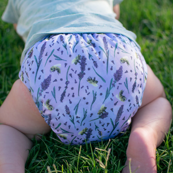 Ultimate Wipeable Cloth Nappy | Purple Reign - Monarch