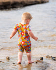 Bamboo Romper (Bootysuit) 3.0 | Ellie Whittaker - Sunburst Country - Short Sleeved - Monarch