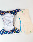 Ultimate Wipeable Cloth Nappy | Blast Off - Monarch