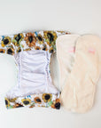 Classic Reusable Cloth Nappy 2.0 | Sunny Daze - Monarch
