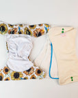 Ultimate Wipeable Cloth Nappy | Sunny Daze - Monarch