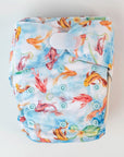 Ultimate Wipeable Cloth Nappy | Feeling Koi - Monarch