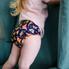 V1 Hybrid Fitted Nappy Cover | Nightlight (OSFM Only) - Monarch