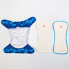 Ultimate Wipeable Cloth Nappy | Snowstorm (Nap Edition) - Monarch