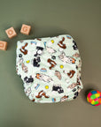 Ultimate Wipeable Cloth Nappy | Haku & Friends - Monarch