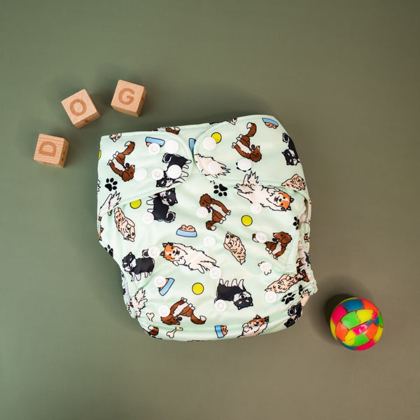 Ultimate Wipeable Cloth Nappy | Haku & Friends - Monarch