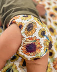 Ultimate Wipeable Cloth Nappy | Sunny Daze - Monarch