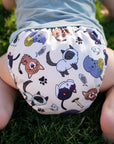 Ultimate Wipeable Cloth Nappy | Feline Good (H&L Only) - Monarch