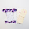 Classic Reusable Cloth Nappy 2.0 | Ultraviolet - Monarch