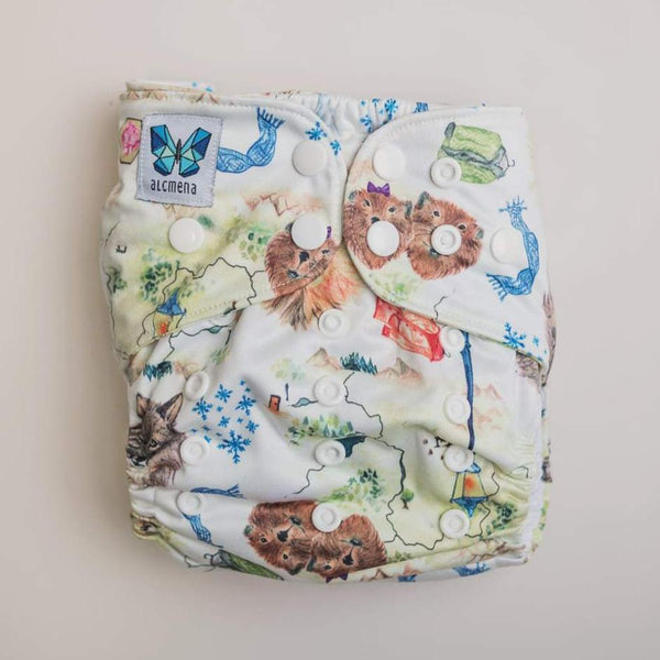 Alcmena | V1.5 Reusable Pocket Nappy | Beyond The Wardrobe - Monarch