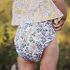 Alcmena | V1.5 Reusable Pocket Nappy | Golden Blue-M - Monarch
