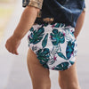 Alcmena | V1.5 Reusable Pocket Nappy | Jungle Fern - Monarch