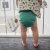 Alcmena | V3.5 Snap & Wipe Cloth Nappy | Leeloo Green (Hook & Loop Only) - Monarch