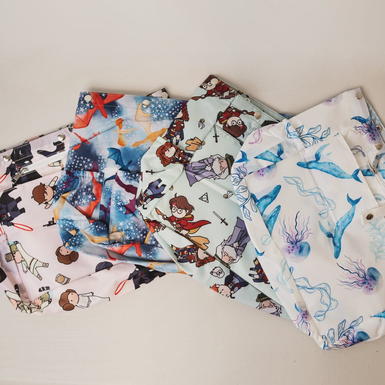 4-in-1 Nappy Backpack | Cranberry