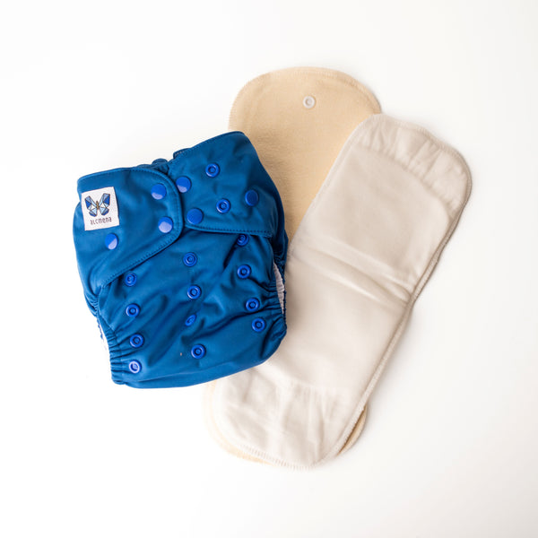Classic Reusable Cloth Nappy V1.5 | Archer Blue