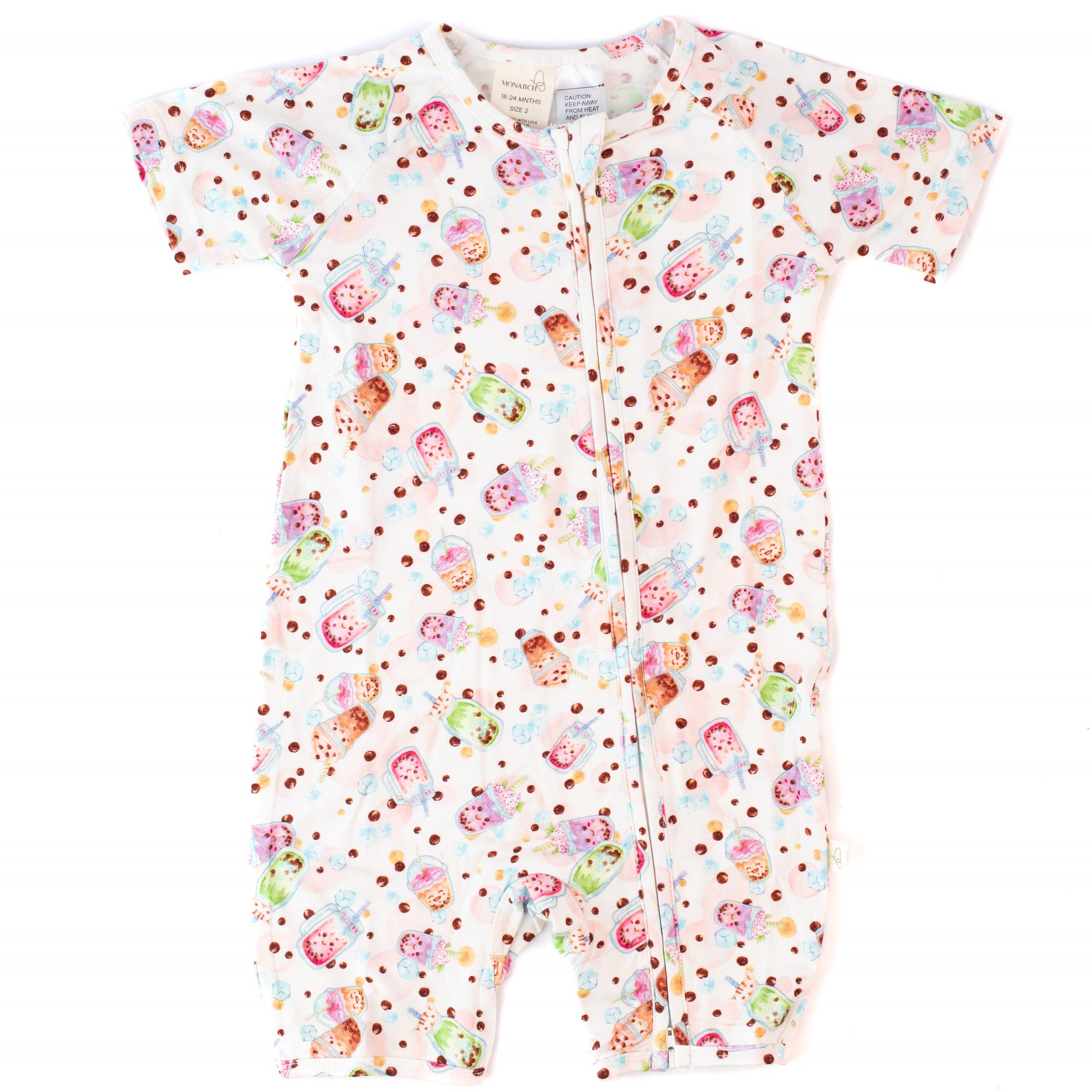 Bamboo Romper (Bootysuit) V3.0 | Bubba Tea (Short)