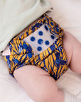 Beginner Reusable Cloth Nappy Set (4x + Pod) - Monarch