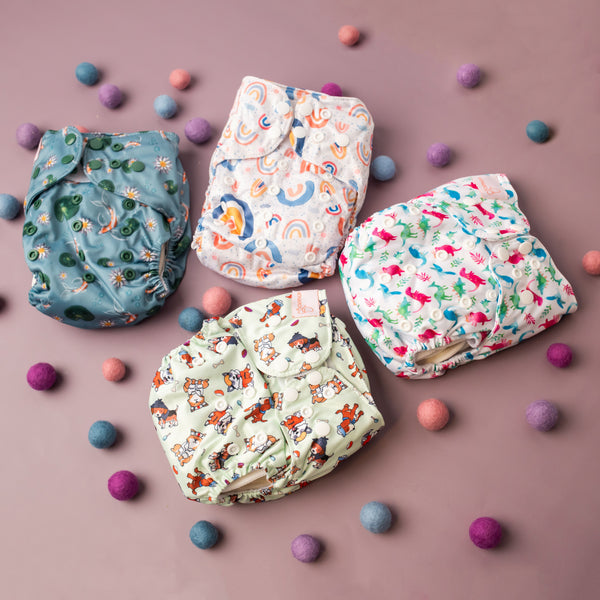Beginners Reusable Cloth Nappy Set (w/Pod) | Brighter Days