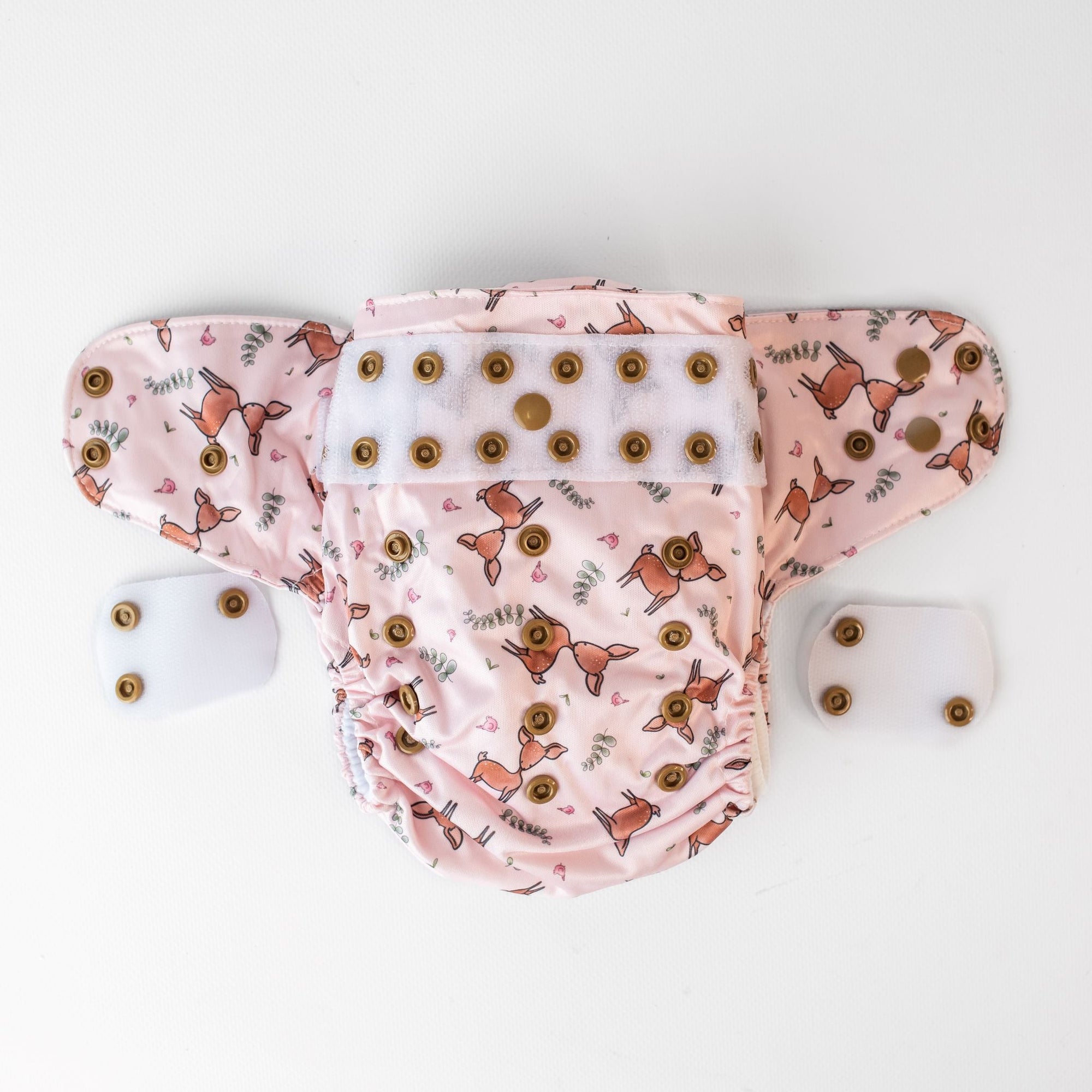 Beginner Reusable Cloth Nappy Set (4x + Pod) - Monarch